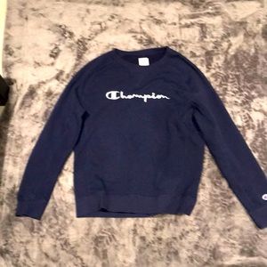 Dark blue Champion crew neck